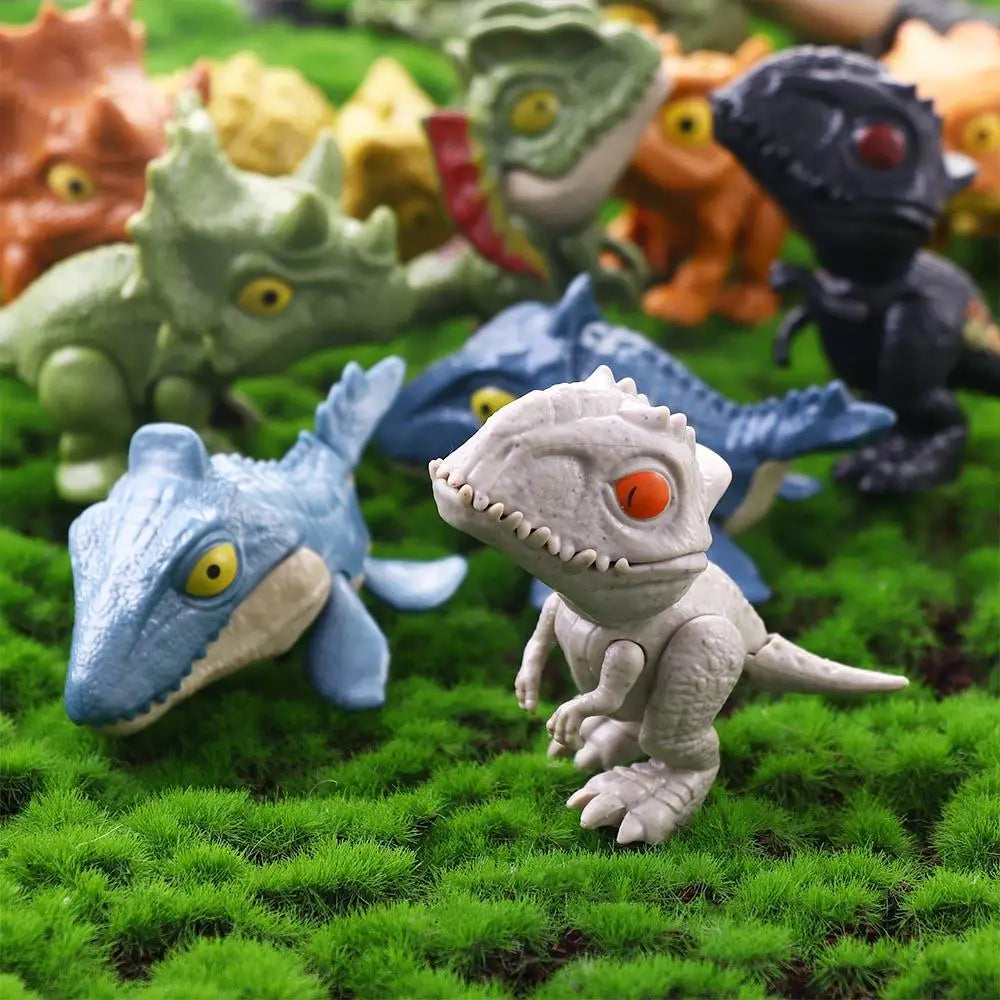 Painless Biting Finger Dinosaur Action Figures