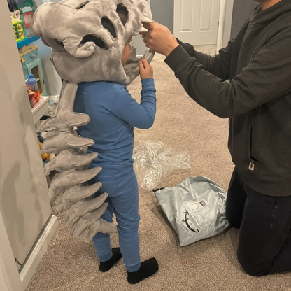 The Dinosaur Skeleton Wearable Plushie 🦖