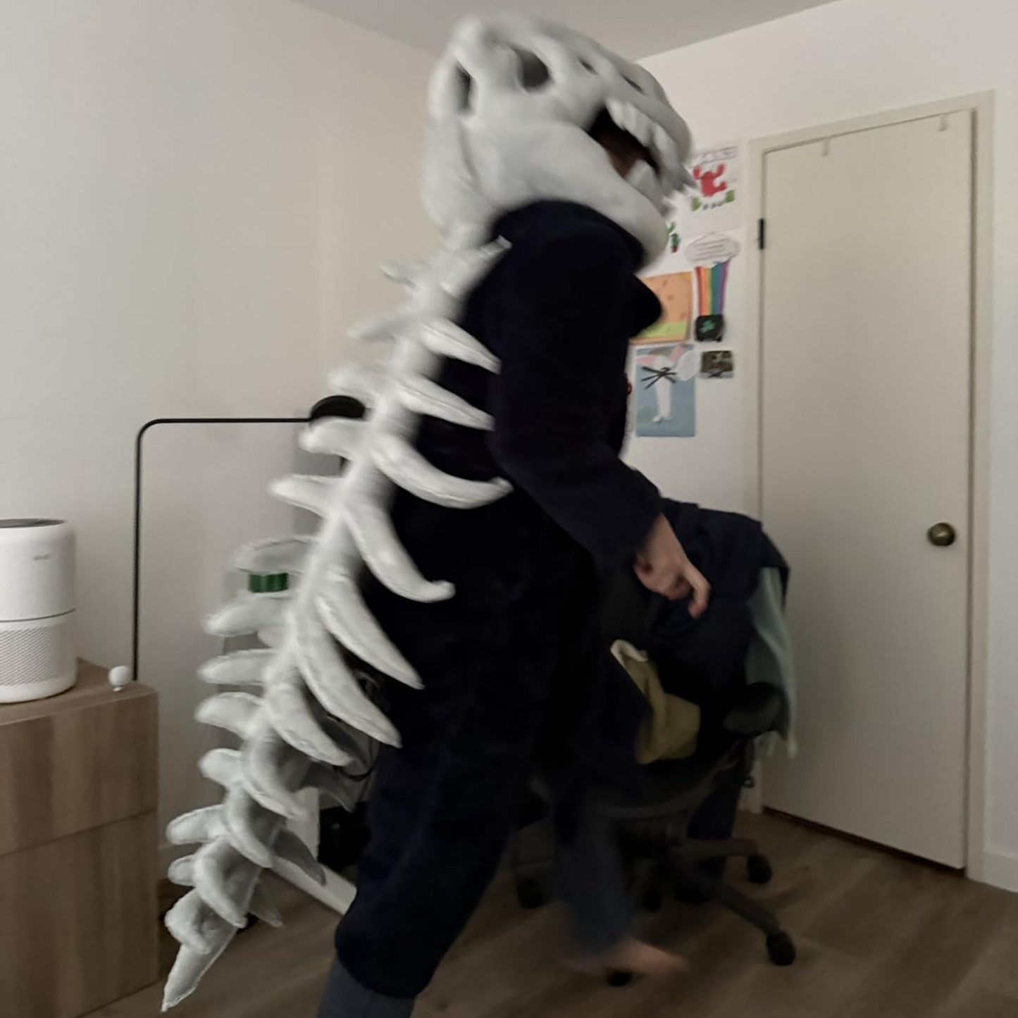 The Dinosaur Skeleton Wearable Plushie 🦖