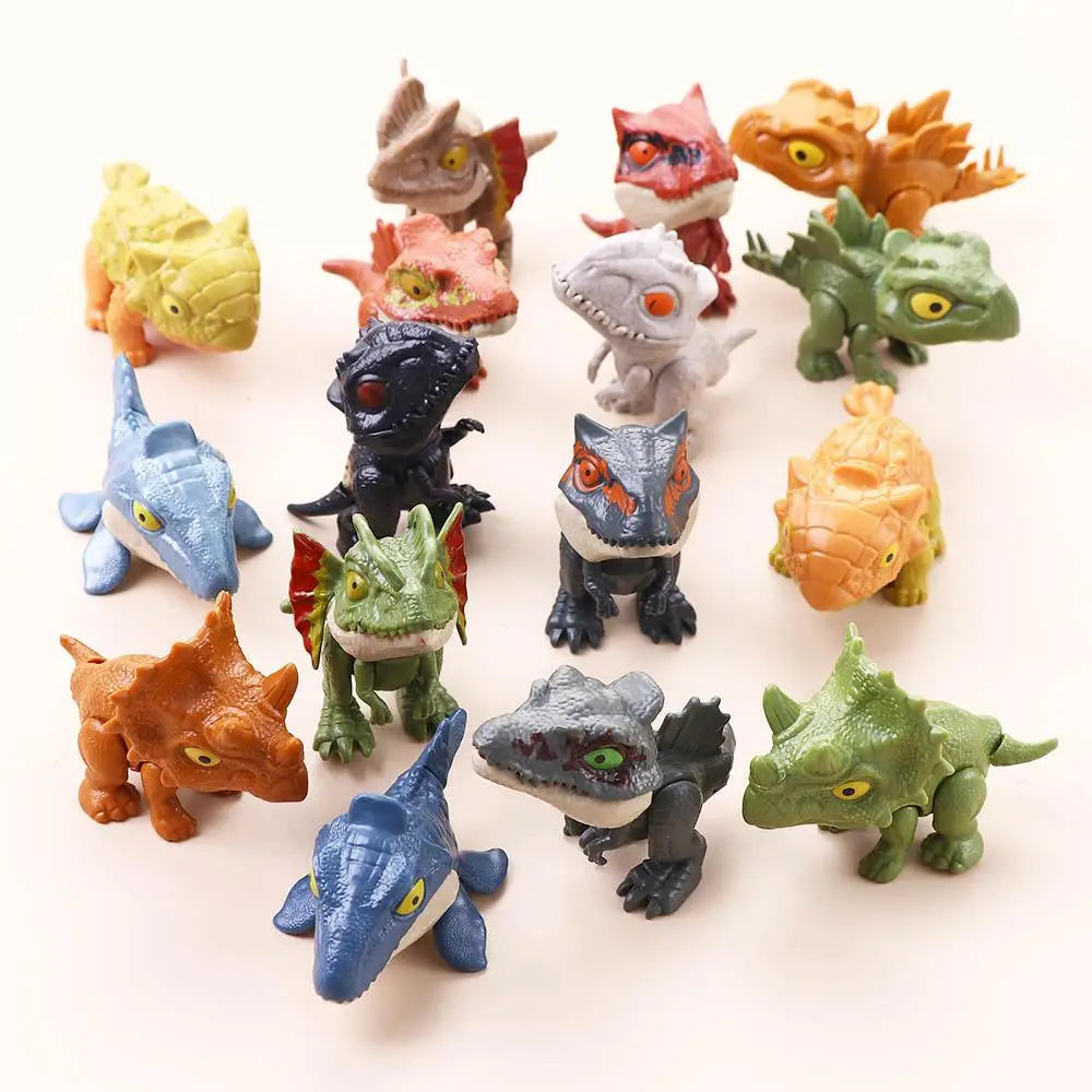 Painless Biting Finger Dinosaur Action Figures