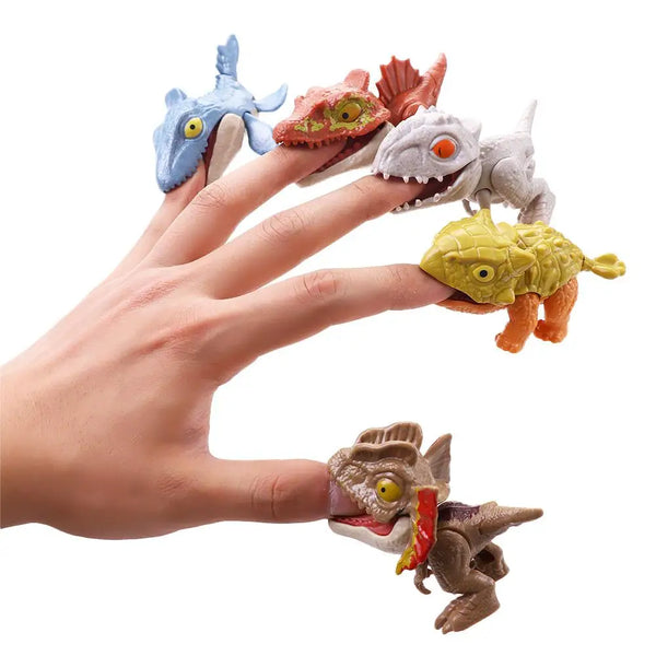 Painless Biting Finger Dinosaur Action Figures
