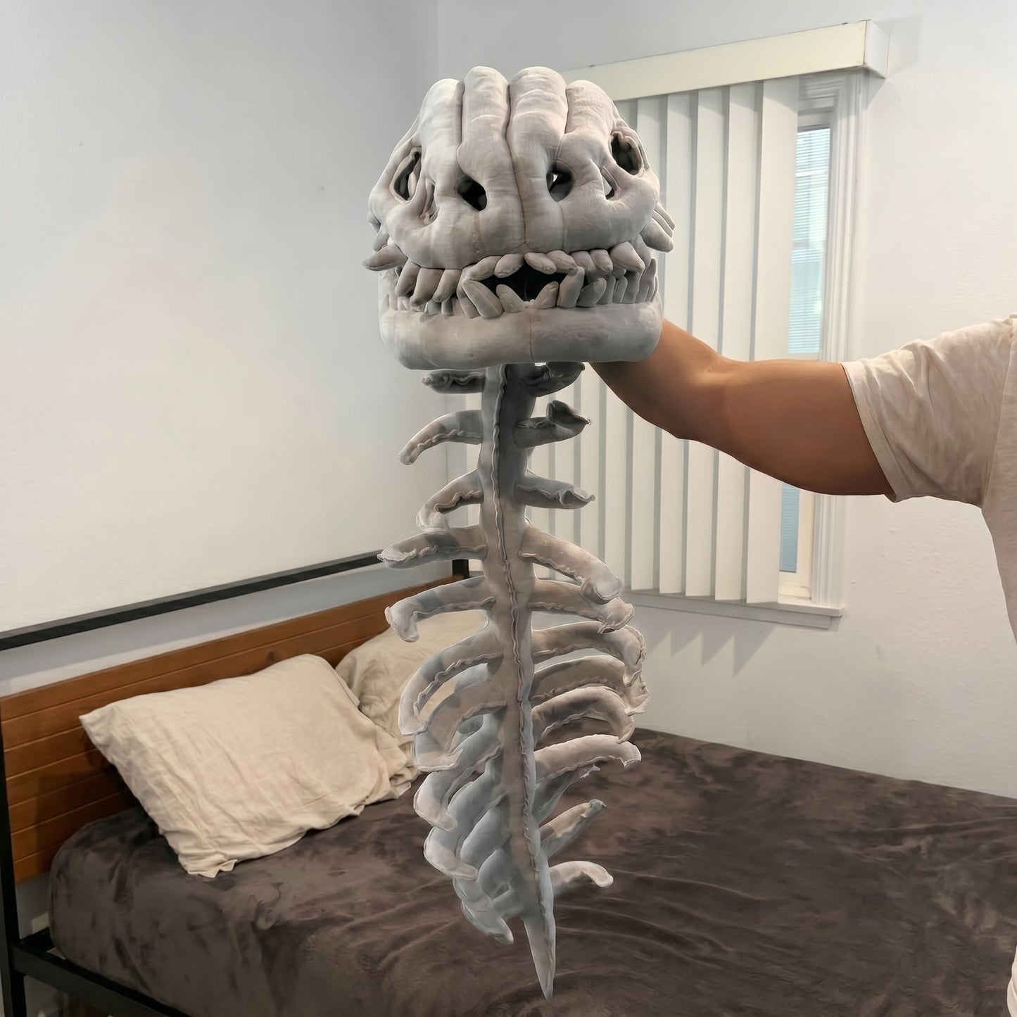 The Dinosaur Skeleton Wearable Plushie 🦖